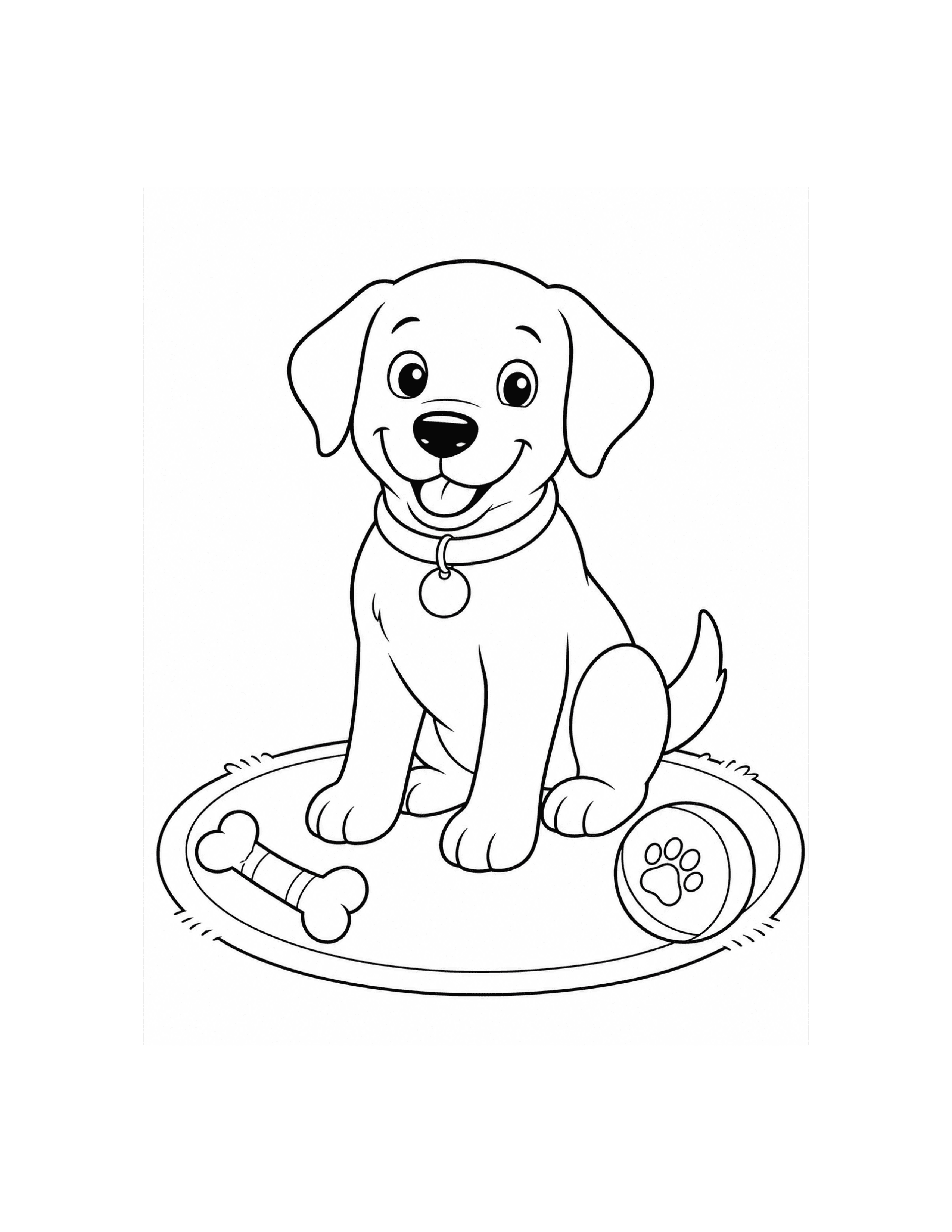 Dog coloring pages cover
